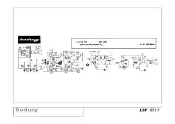 Ampeg J12B JET schematic circuit diagram